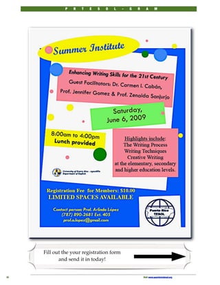 PRTESOL-Gram Spring 2009