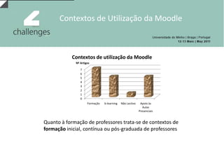 Objectivos de Utilização da Moodle