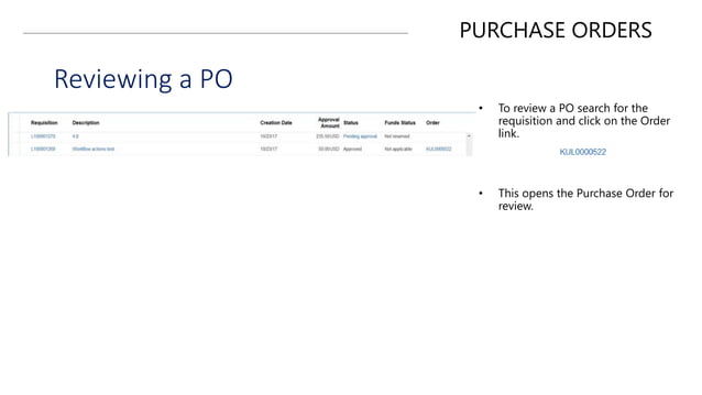 Pr to po process risk and test steps | PPTX