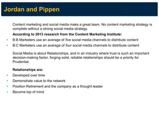 Jordan and Pippen 
Content marketing and social media make a great team. No content marketing strategy is complete without...