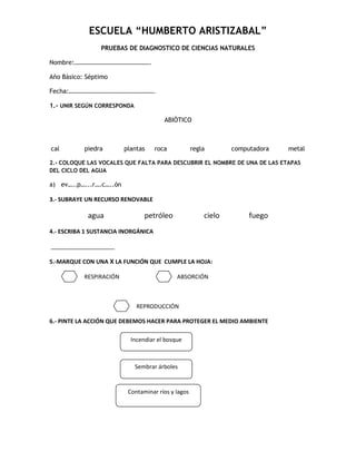 Prueb. diagnostico septimo