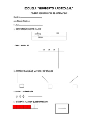 Prueb. diagnostico septimo