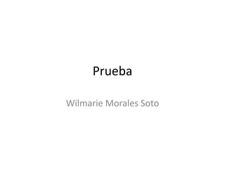 Prueba Wilmarie Morales Soto 