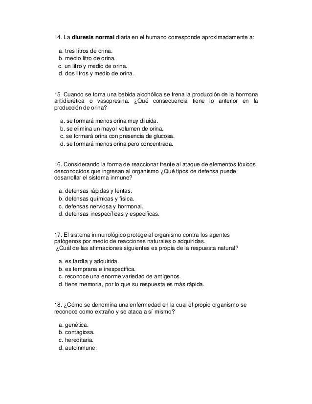 Prueba De Ensayo 2 Cm Ciencias Naturales