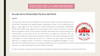ESCUDO DE LA UNIVERSIDAD
 