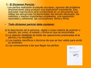 Prueba Pericial(Exam) | PPT