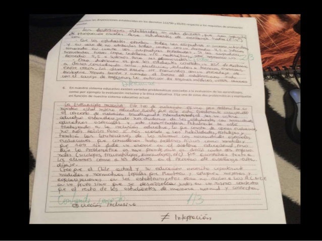 Prueba Escrita Formato Y Resultado