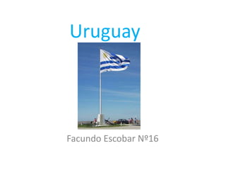 Uruguay
Facundo Escobar Nº16
 