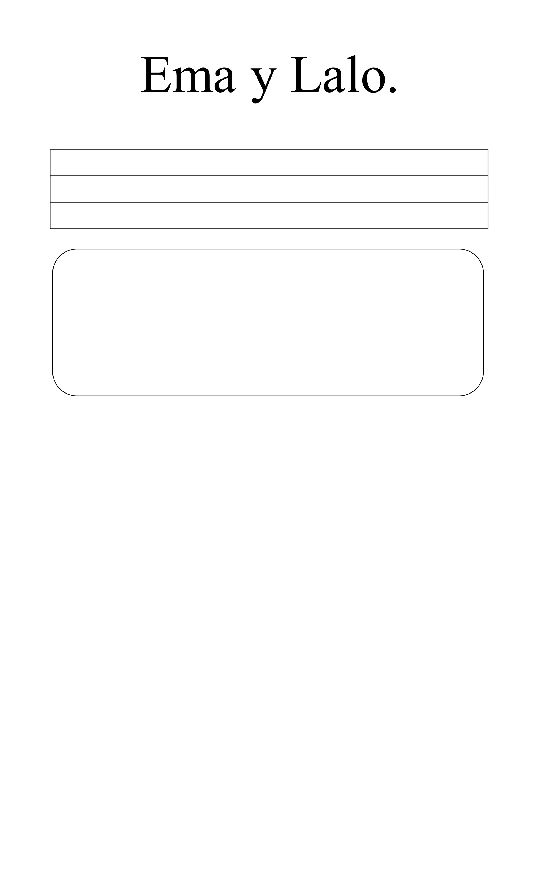 Ema y Lalo.