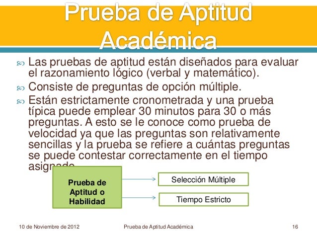 Prueba de Aptitud Académica