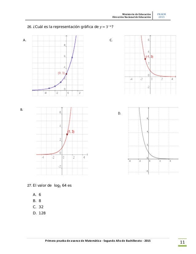 x 4 log log3 128 9 2 avance Prueba de 2015 bto mate x 4 log log3 128 9 2 avance Prueba de 2015 bto mate