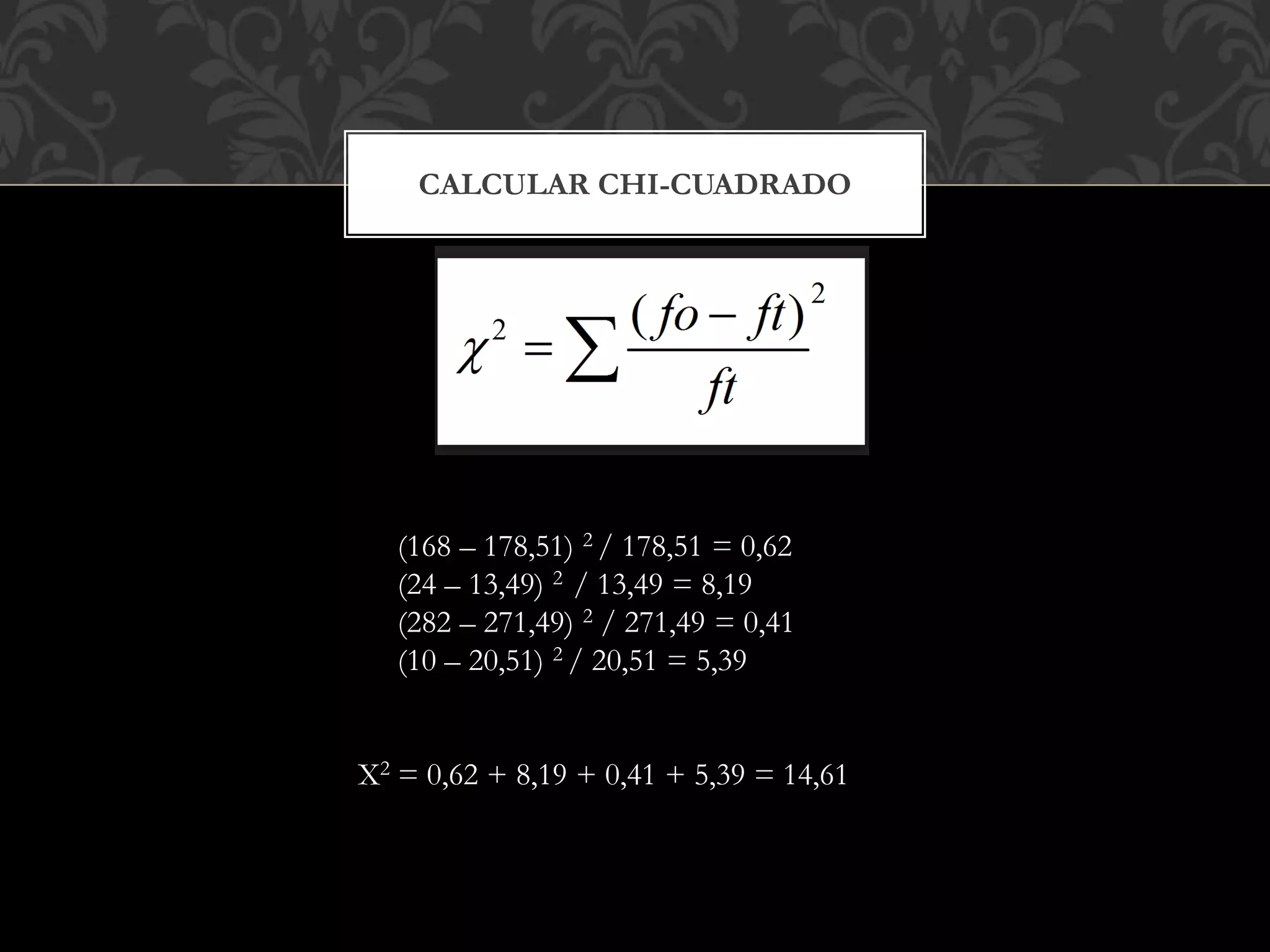 Prueba de chi cuadrado | PPTX