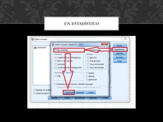 EN ESTADÍSTICO
 