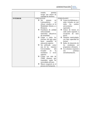 Prueba de ensayo de administracion