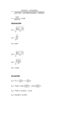 DESVIACIÓN




ECUACIÓN
 