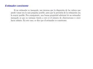 Estimador consistente
 