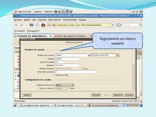 Ingresamos un nuevo usuario