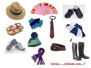 Señala……/¿Dónde está….? 
 