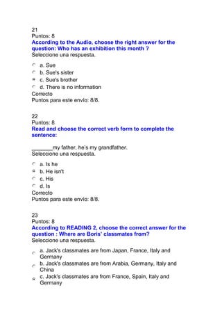 Prueba nacional de ingles i