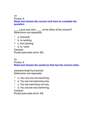 Prueba nacional de ingles i