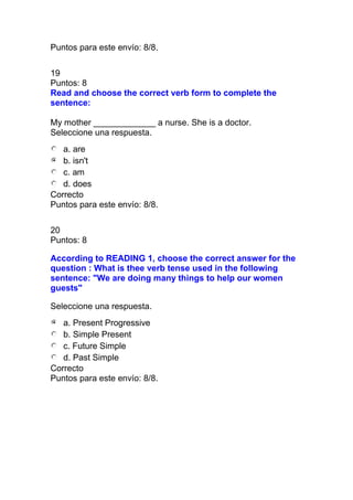 Prueba nacional de ingles i