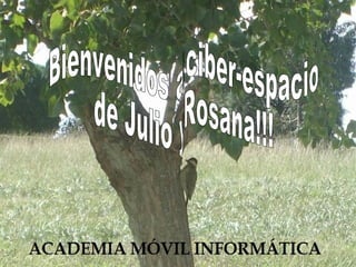 Bienvenidos al ciber-espacio  de Julio y Rosana!!! 