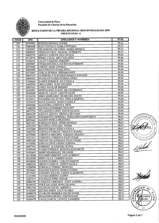 Prueba Regional2009 Chulucanas