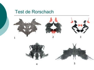 Test de Rorschach 1 3 2 4 5 