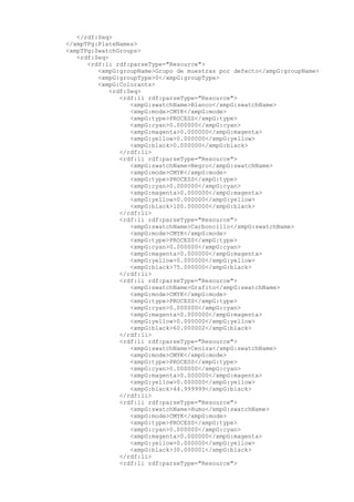 </rdf:Seq>
</xmpTPg:PlateNames>
<xmpTPg:SwatchGroups>
<rdf:Seq>
<rdf:li rdf:parseType="Resource">
<xmpG:groupName>Grupo de muestras por defecto</xmpG:groupName>
<xmpG:groupType>0</xmpG:groupType>
<xmpG:Colorants>
<rdf:Seq>
<rdf:li rdf:parseType="Resource">
<xmpG:swatchName>Blanco</xmpG:swatchName>
<xmpG:mode>CMYK</xmpG:mode>
<xmpG:type>PROCESS</xmpG:type>
<xmpG:cyan>0.000000</xmpG:cyan>
<xmpG:magenta>0.000000</xmpG:magenta>
<xmpG:yellow>0.000000</xmpG:yellow>
<xmpG:black>0.000000</xmpG:black>
</rdf:li>
<rdf:li rdf:parseType="Resource">
<xmpG:swatchName>Negro</xmpG:swatchName>
<xmpG:mode>CMYK</xmpG:mode>
<xmpG:type>PROCESS</xmpG:type>
<xmpG:cyan>0.000000</xmpG:cyan>
<xmpG:magenta>0.000000</xmpG:magenta>
<xmpG:yellow>0.000000</xmpG:yellow>
<xmpG:black>100.000000</xmpG:black>
</rdf:li>
<rdf:li rdf:parseType="Resource">
<xmpG:swatchName>Carboncillo</xmpG:swatchName>
<xmpG:mode>CMYK</xmpG:mode>
<xmpG:type>PROCESS</xmpG:type>
<xmpG:cyan>0.000000</xmpG:cyan>
<xmpG:magenta>0.000000</xmpG:magenta>
<xmpG:yellow>0.000000</xmpG:yellow>
<xmpG:black>75.000000</xmpG:black>
</rdf:li>
<rdf:li rdf:parseType="Resource">
<xmpG:swatchName>Grafito</xmpG:swatchName>
<xmpG:mode>CMYK</xmpG:mode>
<xmpG:type>PROCESS</xmpG:type>
<xmpG:cyan>0.000000</xmpG:cyan>
<xmpG:magenta>0.000000</xmpG:magenta>
<xmpG:yellow>0.000000</xmpG:yellow>
<xmpG:black>60.000002</xmpG:black>
</rdf:li>
<rdf:li rdf:parseType="Resource">
<xmpG:swatchName>Ceniza</xmpG:swatchName>
<xmpG:mode>CMYK</xmpG:mode>
<xmpG:type>PROCESS</xmpG:type>
<xmpG:cyan>0.000000</xmpG:cyan>
<xmpG:magenta>0.000000</xmpG:magenta>
<xmpG:yellow>0.000000</xmpG:yellow>
<xmpG:black>44.999999</xmpG:black>
</rdf:li>
<rdf:li rdf:parseType="Resource">
<xmpG:swatchName>Humo</xmpG:swatchName>
<xmpG:mode>CMYK</xmpG:mode>
<xmpG:type>PROCESS</xmpG:type>
<xmpG:cyan>0.000000</xmpG:cyan>
<xmpG:magenta>0.000000</xmpG:magenta>
<xmpG:yellow>0.000000</xmpG:yellow>
<xmpG:black>30.000001</xmpG:black>
</rdf:li>
<rdf:li rdf:parseType="Resource">
 