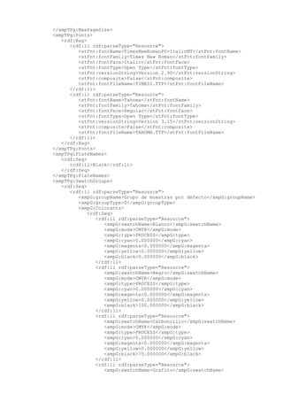 </xmpTPg:MaxPageSize>
<xmpTPg:Fonts>
<rdf:Bag>
<rdf:li rdf:parseType="Resource">
<stFnt:fontName>TimesNewRomanPS-ItalicMT</stFnt:fontName>
<stFnt:fontFamily>Times New Roman</stFnt:fontFamily>
<stFnt:fontFace>Italic</stFnt:fontFace>
<stFnt:fontType>Open Type</stFnt:fontType>
<stFnt:versionString>Version 2.90</stFnt:versionString>
<stFnt:composite>False</stFnt:composite>
<stFnt:fontFileName>TIMESI.TTF</stFnt:fontFileName>
</rdf:li>
<rdf:li rdf:parseType="Resource">
<stFnt:fontName>Tahoma</stFnt:fontName>
<stFnt:fontFamily>Tahoma</stFnt:fontFamily>
<stFnt:fontFace>Regular</stFnt:fontFace>
<stFnt:fontType>Open Type</stFnt:fontType>
<stFnt:versionString>Version 3.15</stFnt:versionString>
<stFnt:composite>False</stFnt:composite>
<stFnt:fontFileName>TAHOMA.TTF</stFnt:fontFileName>
</rdf:li>
</rdf:Bag>
</xmpTPg:Fonts>
<xmpTPg:PlateNames>
<rdf:Seq>
<rdf:li>Black</rdf:li>
</rdf:Seq>
</xmpTPg:PlateNames>
<xmpTPg:SwatchGroups>
<rdf:Seq>
<rdf:li rdf:parseType="Resource">
<xmpG:groupName>Grupo de muestras por defecto</xmpG:groupName>
<xmpG:groupType>0</xmpG:groupType>
<xmpG:Colorants>
<rdf:Seq>
<rdf:li rdf:parseType="Resource">
<xmpG:swatchName>Blanco</xmpG:swatchName>
<xmpG:mode>CMYK</xmpG:mode>
<xmpG:type>PROCESS</xmpG:type>
<xmpG:cyan>0.000000</xmpG:cyan>
<xmpG:magenta>0.000000</xmpG:magenta>
<xmpG:yellow>0.000000</xmpG:yellow>
<xmpG:black>0.000000</xmpG:black>
</rdf:li>
<rdf:li rdf:parseType="Resource">
<xmpG:swatchName>Negro</xmpG:swatchName>
<xmpG:mode>CMYK</xmpG:mode>
<xmpG:type>PROCESS</xmpG:type>
<xmpG:cyan>0.000000</xmpG:cyan>
<xmpG:magenta>0.000000</xmpG:magenta>
<xmpG:yellow>0.000000</xmpG:yellow>
<xmpG:black>100.000000</xmpG:black>
</rdf:li>
<rdf:li rdf:parseType="Resource">
<xmpG:swatchName>Carboncillo</xmpG:swatchName>
<xmpG:mode>CMYK</xmpG:mode>
<xmpG:type>PROCESS</xmpG:type>
<xmpG:cyan>0.000000</xmpG:cyan>
<xmpG:magenta>0.000000</xmpG:magenta>
<xmpG:yellow>0.000000</xmpG:yellow>
<xmpG:black>75.000000</xmpG:black>
</rdf:li>
<rdf:li rdf:parseType="Resource">
<xmpG:swatchName>Grafito</xmpG:swatchName>
 