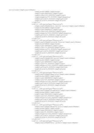 estrellada</xmpG:swatchName>
<xmpG:mode>CMYK</xmpG:mode>
<xmpG:type>PROCESS</xmpG:type>
<xmpG:cyan>100.000000</xmpG:cyan>
<xmpG:magenta>75.000000</xmpG:magenta>
<xmpG:yellow>0.000000</xmpG:yellow>
<xmpG:black>0.000000</xmpG:black>
</rdf:li>
<rdf:li rdf:parseType="Resource">
<xmpG:swatchName>Azul marino oscuro</xmpG:swatchName>
<xmpG:mode>CMYK</xmpG:mode>
<xmpG:type>PROCESS</xmpG:type>
<xmpG:cyan>100.000000</xmpG:cyan>
<xmpG:magenta>100.000000</xmpG:magenta>
<xmpG:yellow>0.000000</xmpG:yellow>
<xmpG:black>0.000000</xmpG:black>
</rdf:li>
<rdf:li rdf:parseType="Resource">
<xmpG:swatchName>Lavanda fresca</xmpG:swatchName>
<xmpG:mode>CMYK</xmpG:mode>
<xmpG:type>PROCESS</xmpG:type>
<xmpG:cyan>75.000000</xmpG:cyan>
<xmpG:magenta>75.000000</xmpG:magenta>
<xmpG:yellow>0.000000</xmpG:yellow>
<xmpG:black>0.000000</xmpG:black>
</rdf:li>
<rdf:li rdf:parseType="Resource">
<xmpG:swatchName>PÃºrpura</xmpG:swatchName>
<xmpG:mode>CMYK</xmpG:mode>
<xmpG:type>PROCESS</xmpG:type>
<xmpG:cyan>75.000000</xmpG:cyan>
<xmpG:magenta>100.000000</xmpG:magenta>
<xmpG:yellow>0.000000</xmpG:yellow>
<xmpG:black>0.000000</xmpG:black>
</rdf:li>
<rdf:li rdf:parseType="Resource">
<xmpG:swatchName>Amatista</xmpG:swatchName>
<xmpG:mode>CMYK</xmpG:mode>
<xmpG:type>PROCESS</xmpG:type>
<xmpG:cyan>50.000000</xmpG:cyan>
<xmpG:magenta>100.000000</xmpG:magenta>
<xmpG:yellow>0.000000</xmpG:yellow>
<xmpG:black>0.000000</xmpG:black>
</rdf:li>
<rdf:li rdf:parseType="Resource">
<xmpG:swatchName>Frambuesa</xmpG:swatchName>
<xmpG:mode>CMYK</xmpG:mode>
<xmpG:type>PROCESS</xmpG:type>
<xmpG:cyan>25.000000</xmpG:cyan>
<xmpG:magenta>100.000000</xmpG:magenta>
<xmpG:yellow>0.000000</xmpG:yellow>
<xmpG:black>0.000000</xmpG:black>
</rdf:li>
<rdf:li rdf:parseType="Resource">
<xmpG:swatchName>Magenta puro</xmpG:swatchName>
<xmpG:mode>CMYK</xmpG:mode>
<xmpG:type>PROCESS</xmpG:type>
<xmpG:cyan>0.000000</xmpG:cyan>
<xmpG:magenta>100.000000</xmpG:magenta>
<xmpG:yellow>0.000000</xmpG:yellow>
<xmpG:black>0.000000</xmpG:black>
</rdf:li>
<rdf:li rdf:parseType="Resource">
<xmpG:swatchName>Rojo global</xmpG:swatchName>
 