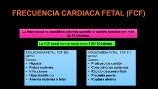 PRUEBAS DE BIENESTAR FETAL | PPTX