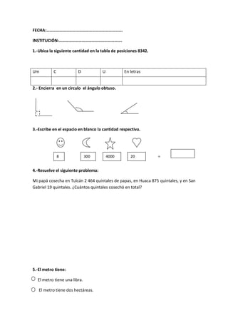 Pruebas de diagnostico