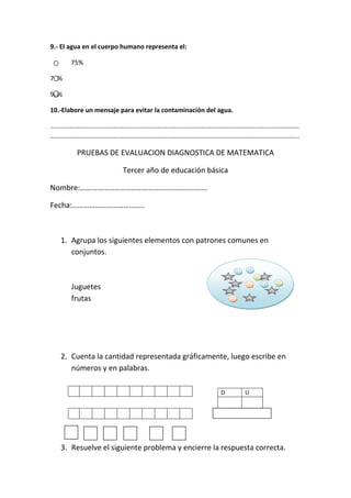 Pruebas de diagnostico