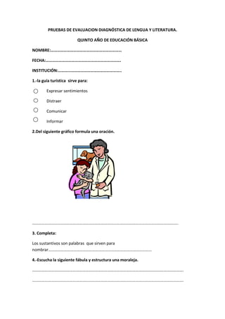 Pruebas de diagnostico