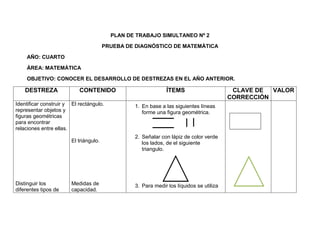 PRUEBAS DE DIAGNÓSTICO