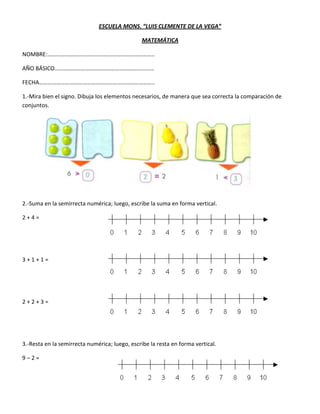 Pruebas de diagnótico