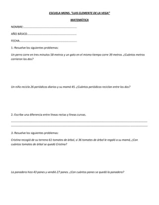 Pruebas de diagnótico