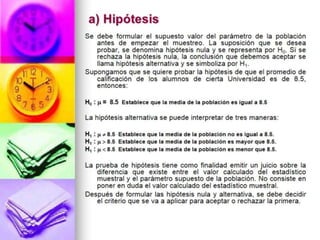 Estadística: Prueba de Hipótesis