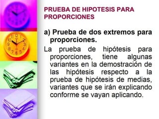 Estadística: Prueba de Hipótesis