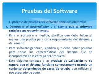 Pruebas del Software | PPT