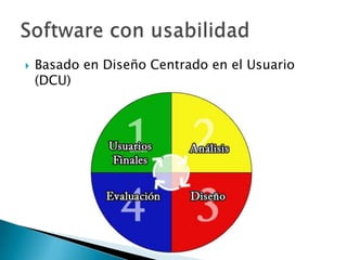    Basado en Diseño Centrado en el Usuario
    (DCU)
 