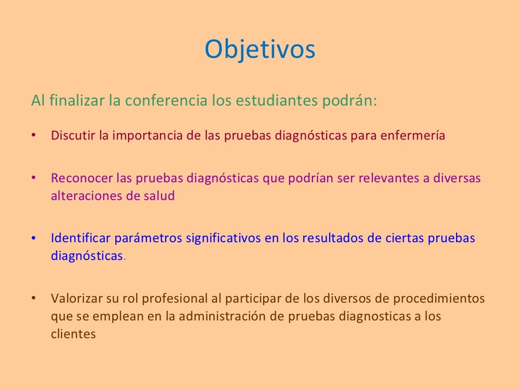 Pruebas DiagnóSticas