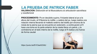 pruebas especiales tema 3 inspección y valoración | PPTX