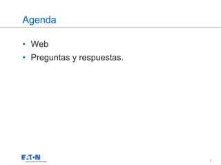 Agenda
• Web
• Preguntas y respuestas.
2
2