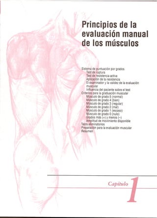Pruebas Funcionales Musculares  Daniels 6a Edicion