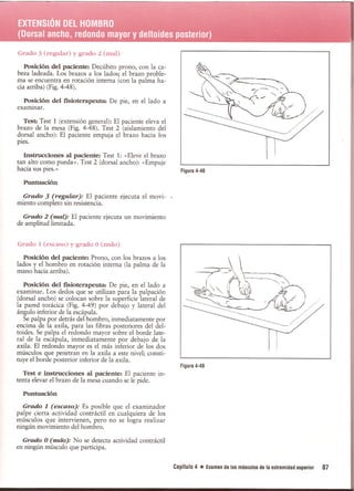Pruebas Funcionales Musculares  Daniels 6a Edicion