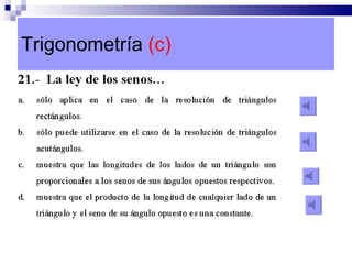 Trigonometría  (c) 