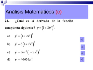 Análisis Matemáticos  (c) 