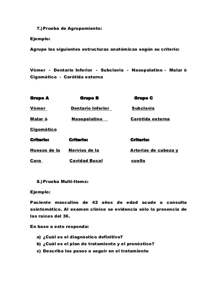 preguntas objetivas ejemplos pruebas objetivas preguntas objetivas ejemplos pruebas objetivas